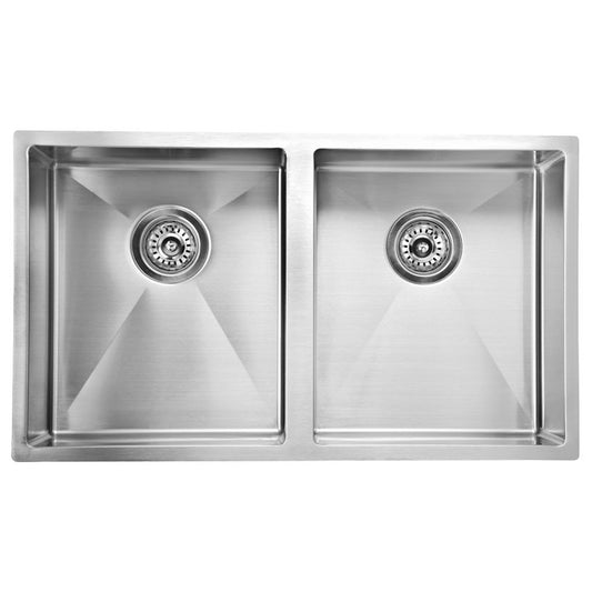 Bourne Druno Double Bowl Sink Stainless Steel