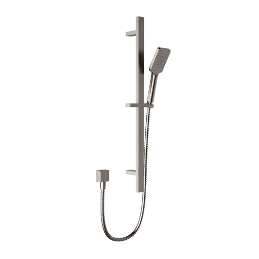 Jacob Sliding Shower Set Square Brushed Nickel