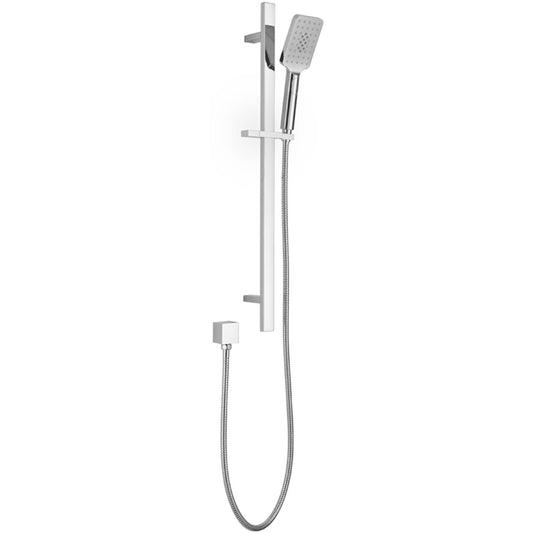 Jacob Sliding Shower Set Square Chrome