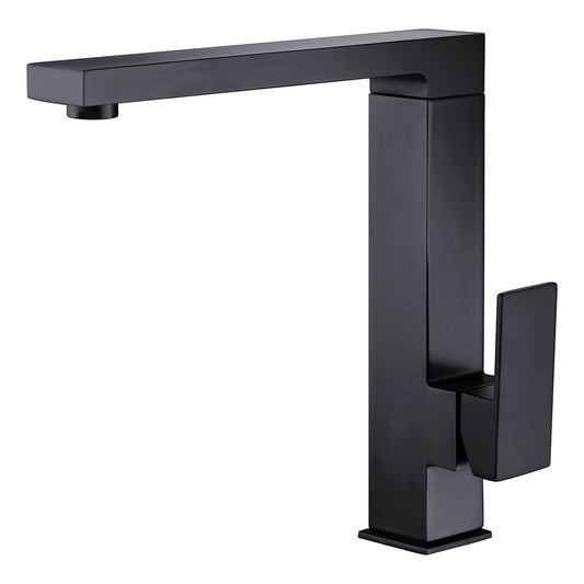Cuadro High Rise Sink Mixer Square Matte Black