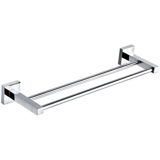 Cuadro Double Towel Rail 750mm Chrome