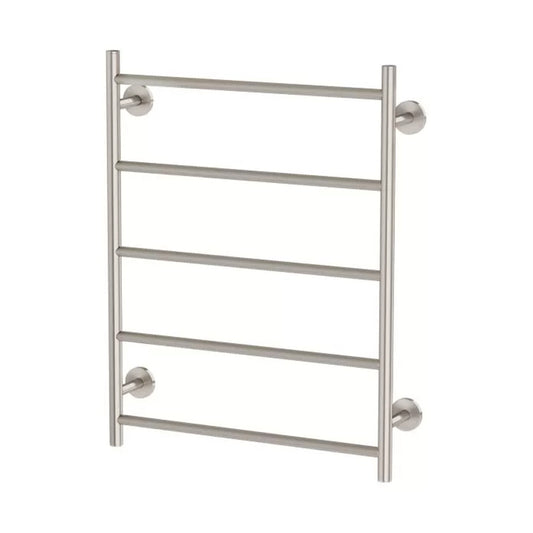 Phoenix Radii Towel Ladder 550 X 740Mm Round Plate Brushed Nickel