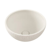 Warm White Fienza Alba Concrete Basin