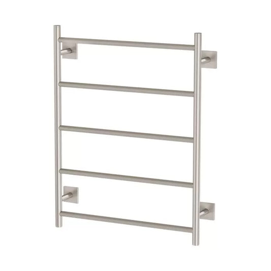 Phoenix Radii Heated Towel Ladder 550 X 740Mm Square Plate Brushed Nickel