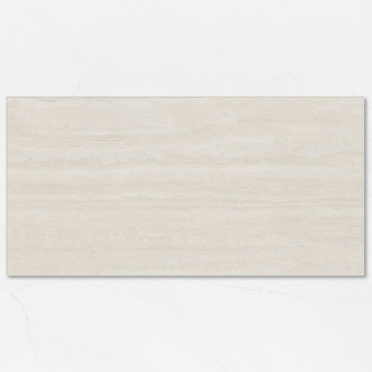 Roswell Travertine White Matte 600x1200 Tile