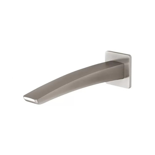 Phoenix Rush Wall Bath Outlet 180Mm Brushed Nickel