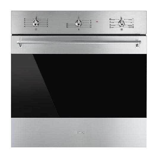Smeg Classic Thermoseal Oven Manual Control Stainless Steel 60Cm