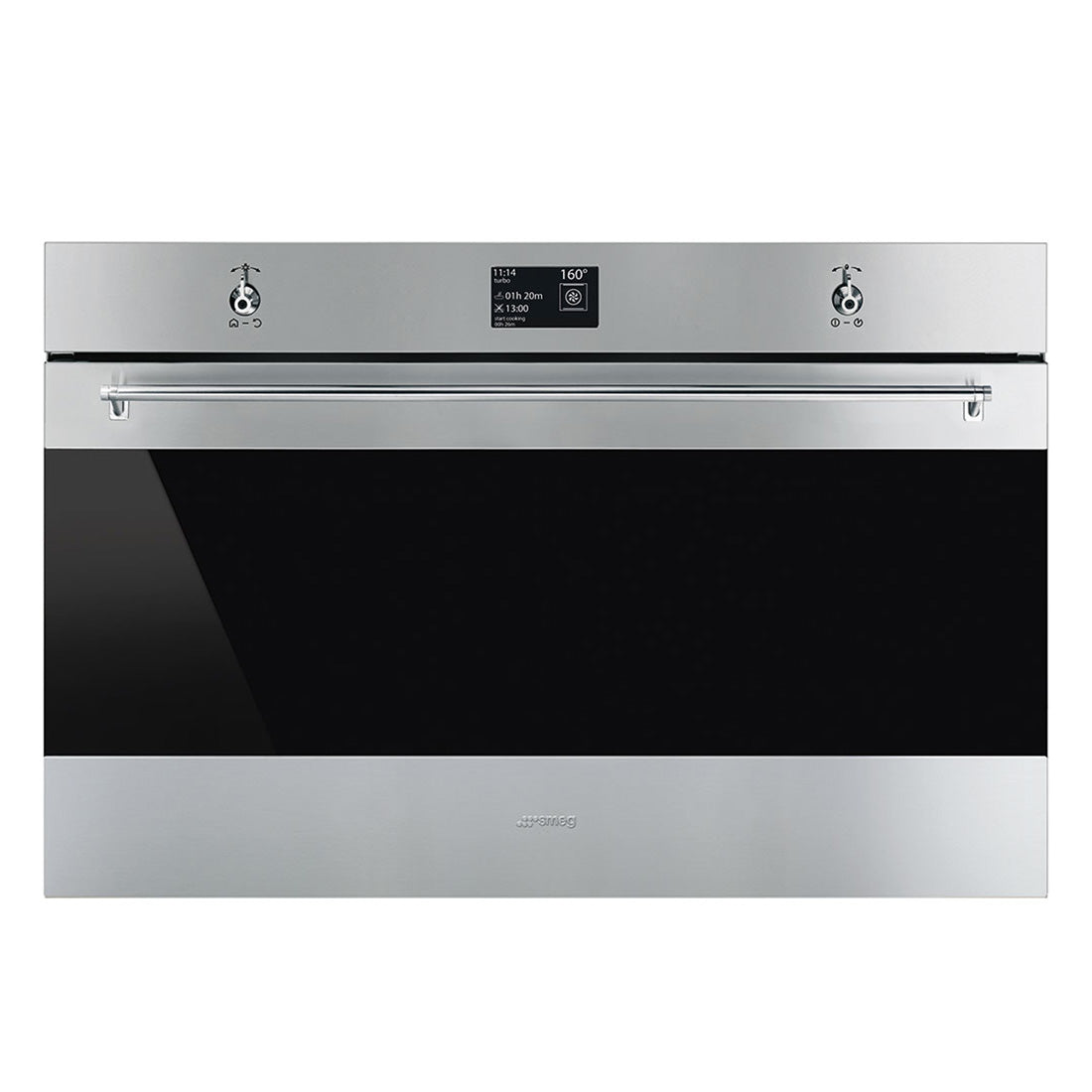 Smeg Classic Thermoseal Pyrolytic Oven Stainless Steel 90Cm Cook & Bathe