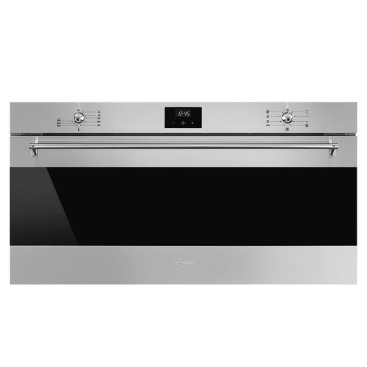 Smeg Classic Thermoseal Oven Digi Screen Stainless Steel 90Cm