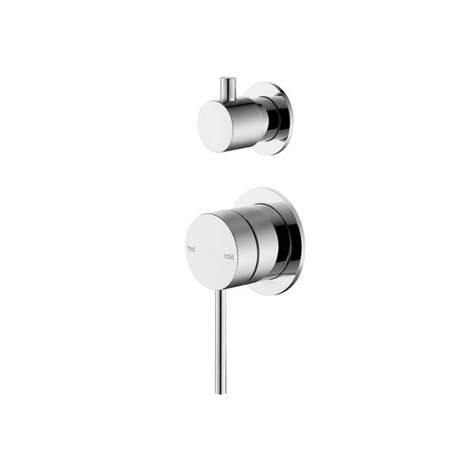 Bella Vista Mica Shower Mixer Diverter, 2 Piece (Trim Kit Only) Chrome