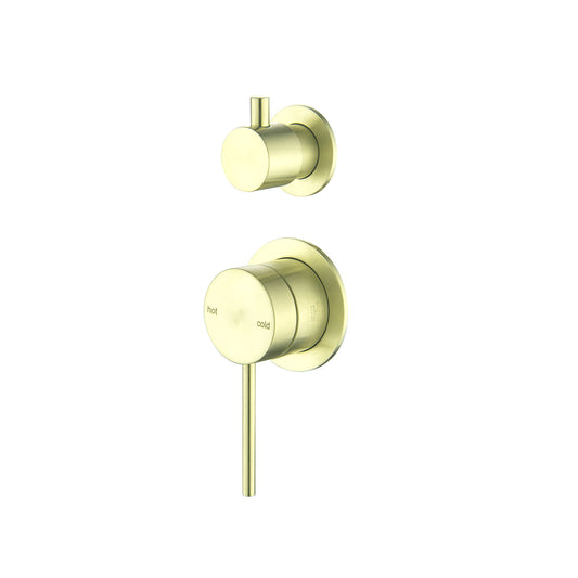 Bella Vista Mica Shower Mixer Diverter, 2 Piece (Trim Kit Only) French Gold