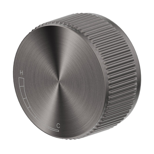 Bella Vista Mica Fluted Progressive Shower Mixer Gunmetal