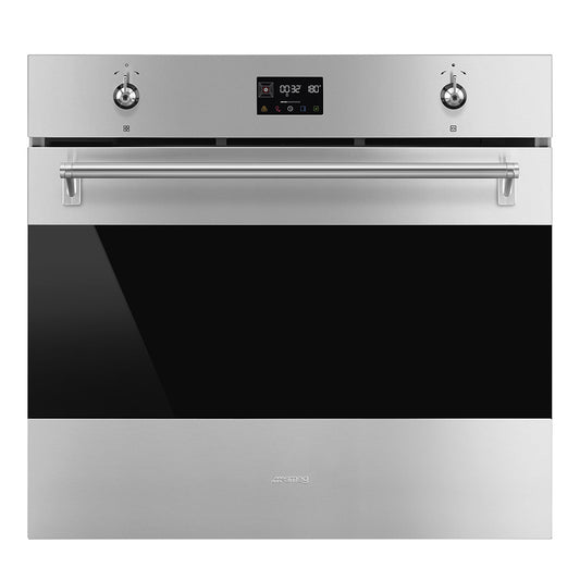 Smeg Classic Thermoseal Pyro Oven Stainless Steel 76cm