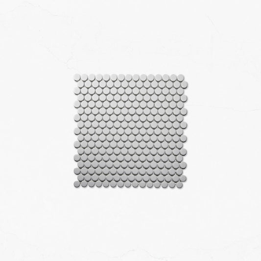 Stamford Penny Round White Matte 29.2x31.5 Tile