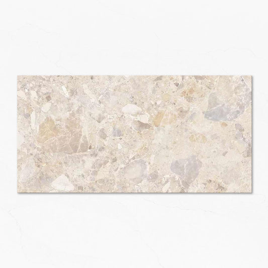 Sacramento Terrazzo Beige Matte 300x600 Tile
