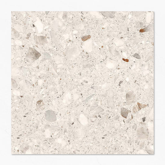 Scottsdale Terrazzo Beige Matte 600x600 Tile