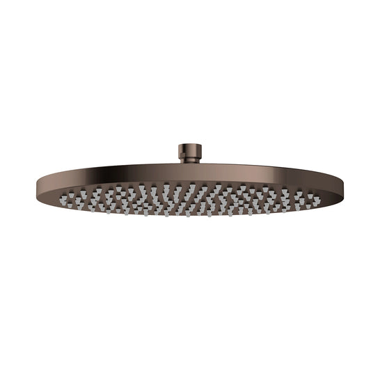 Phoenix Vivid Shower Rose 300mm Round Brushed Bronze