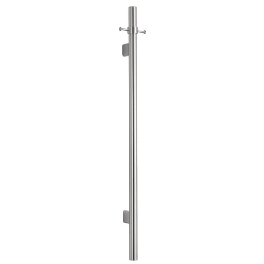 Bella Vista Mica Vertical Heated Towel Rail Brushed Nickel