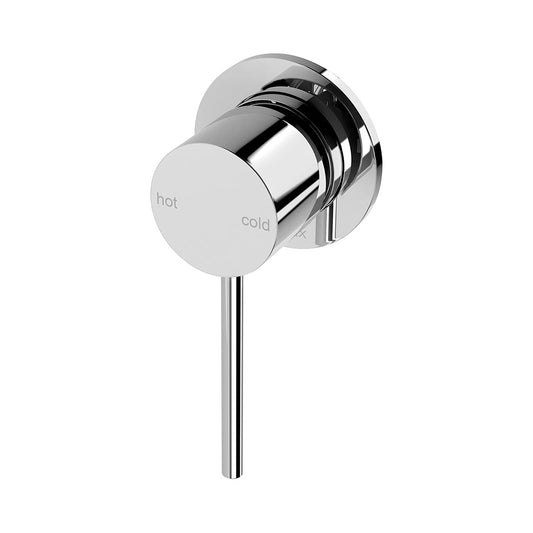 Phoenix Vivid Slimline Switchmix Shower Wall Mixer 60Mm Backplate Fit Off Kit Chrome