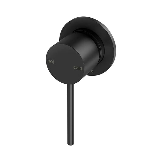 Phoenix Vivid Slimline Switchmix Shower Wall Mixer 60Mm Backplate Fit Off Kit Matte Black