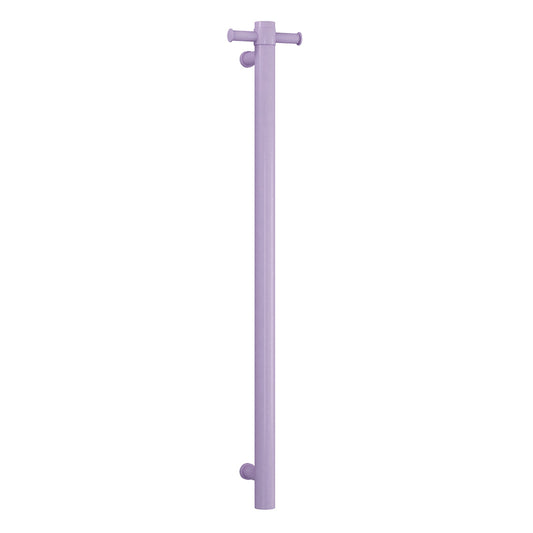 Thermorail Vertical Single Heated Towel Rail Lilac Satin