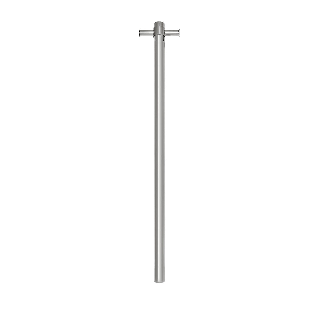 Thermorail Round Vertical Heated Rail | 240V | Brushed Stainless Steel ...