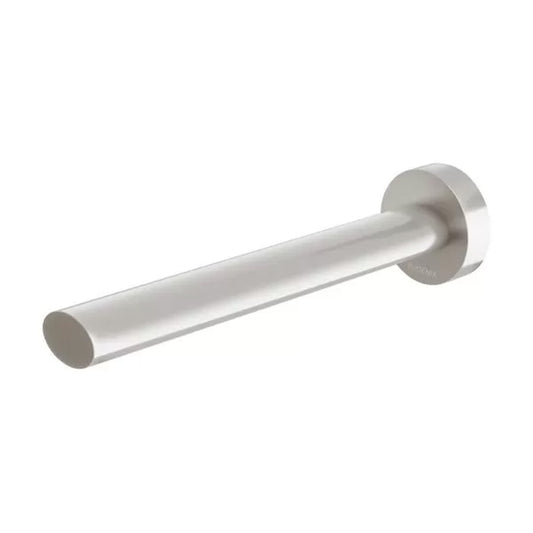 Phoenix Vivid Slimline Oval Wall Basin Outlet 180Mm Brushed Nickel