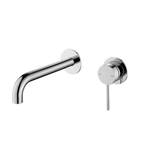 Bella Vista Mica Wall-Spout Combo, (Curved Spout), 2 Piece, Trim Kit Only, Chrome