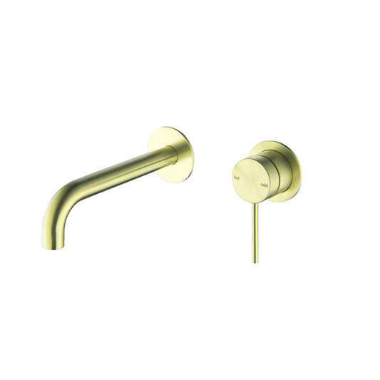 Bella Vista Mica Wall-Spout Combo, (Curved Spout), 2 Piece, Trim Kit Only, French Gold