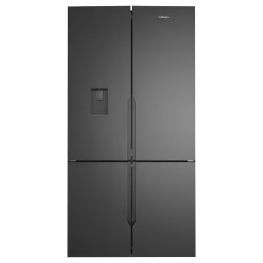 Westinghouse 564L Quad Door Fridge - Matte Black