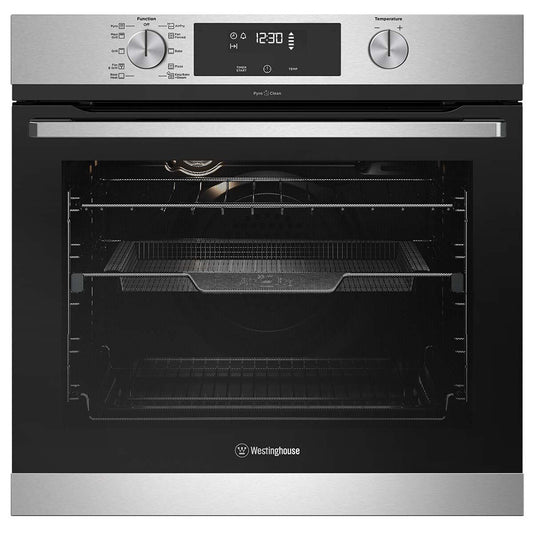 Westinghouse 10 Function Pyrolytic Oven With Air Fry 60Cm Stainless Steel