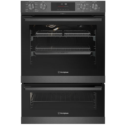 Westinghouse Double 10/5 Function Pyrolytic Steam Oven 60cm Dark Stainless Steel