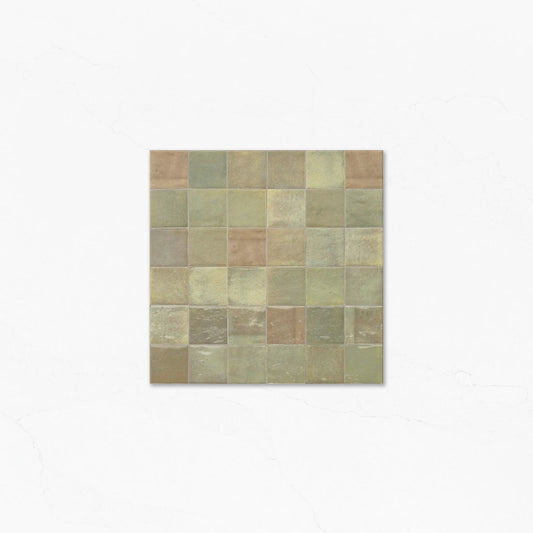 Yosemite Square Taupe Gloss 100x100 Tile