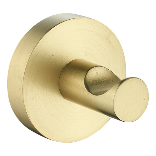 Cylindro Robe Hook Brushed Gold