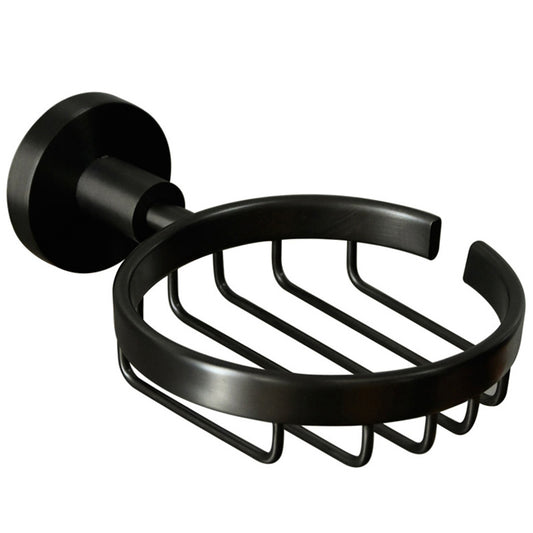 Cylindro Wire Soap Basket Matte Black