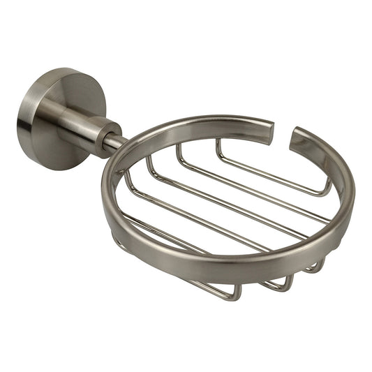 Cylindro Wire Soap Basket Brushed Nickel