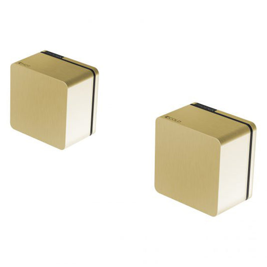 Phoenix Alia Wall Top Assemblies 15Mm Extended Spindles Brushed Gold