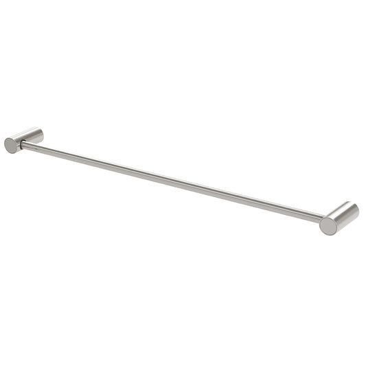 Phoenix Vivid Slimline 600Mm Single Towel Rail Brushed Nickel