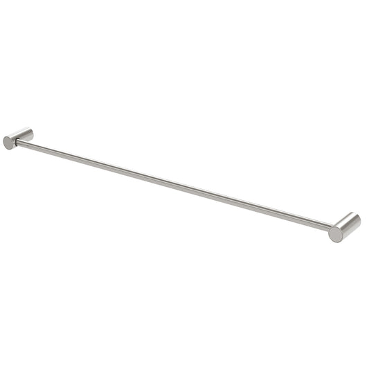 Phoenix Vivid Slimline 800Mm Single Towel Rail Brushed Nickel