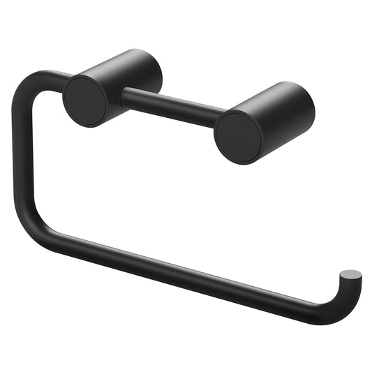 Phoenix Vivid Slimline Toilet Roll Holder Matte Black
