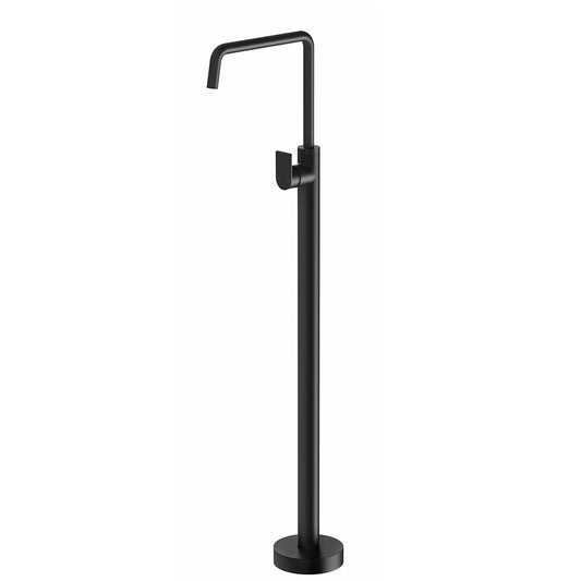 Phoenix Mekko Floor Mounted Bath Mixer Matte Black