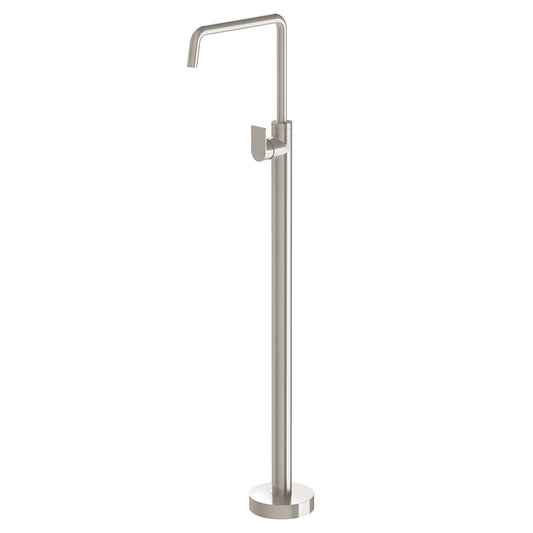 Phoenix Mekko Floor Mounted Bath Mixer Brushed Nickel