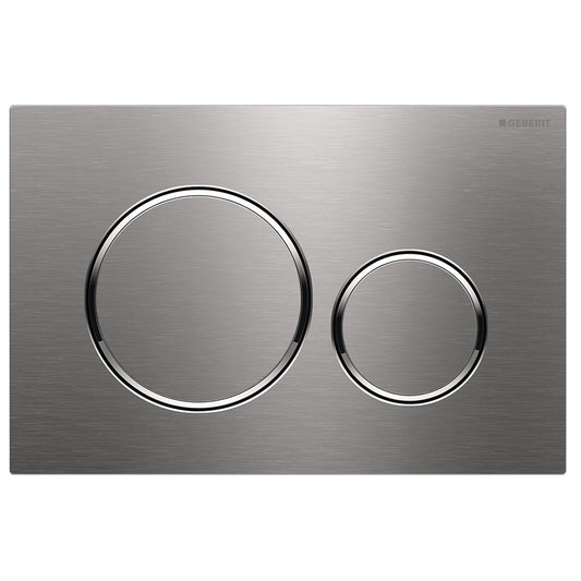 Geberit Sigma20 Mechanical Dual Flush Button Access Plate Ss Chrome Trim With Tamper Proof Fixing