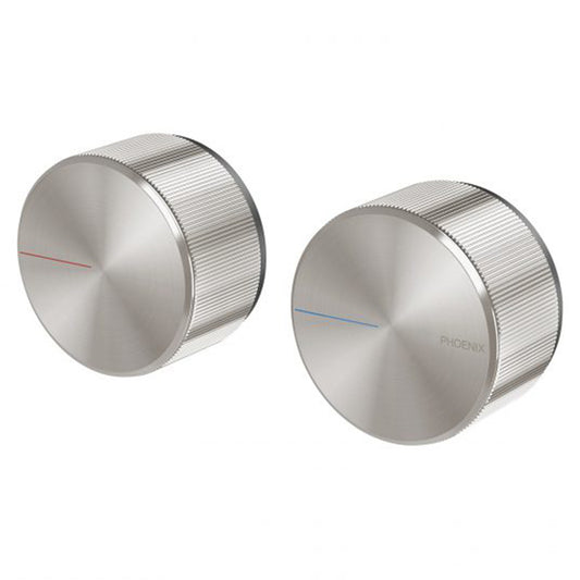 Phoenix Axia Wall Top Assemblies 15Mm Extended Spindles Brushed Nickel