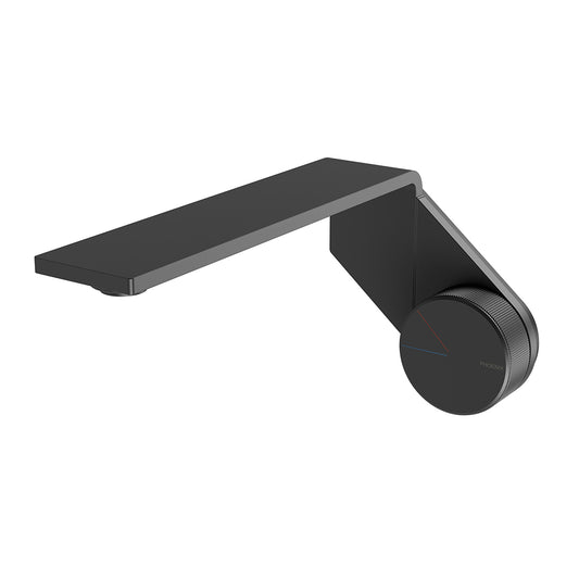 Phoenix Axia Wall Basin Bath Outlet 200Mm Matte Black