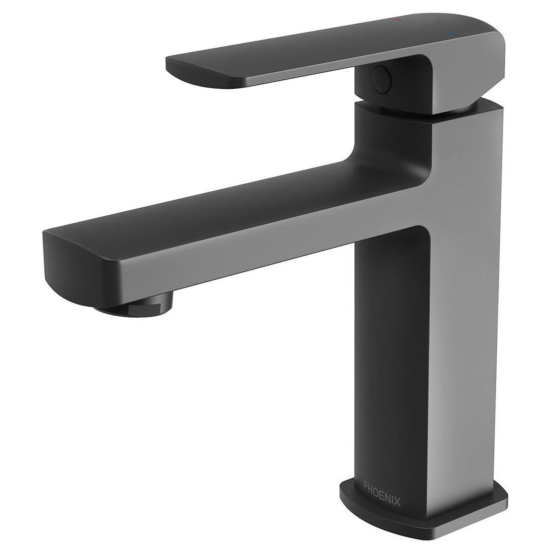 Phoenix Teva Basin Mixer Matte Black Cook & Bathe