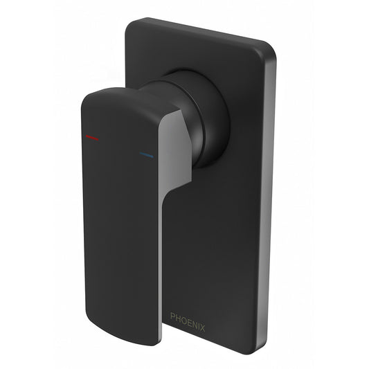 Phoenix Teva Shower Wall Mixer Trim Kit Only Matte Black