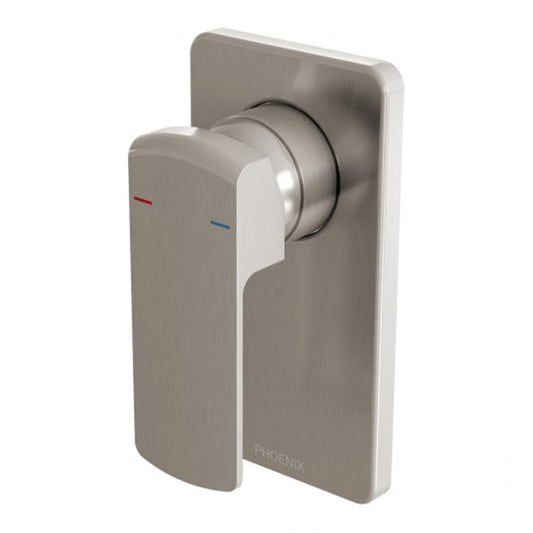 Phoenix Teva Shower Wall Mixer Trim Kit Only Brushed Nickel