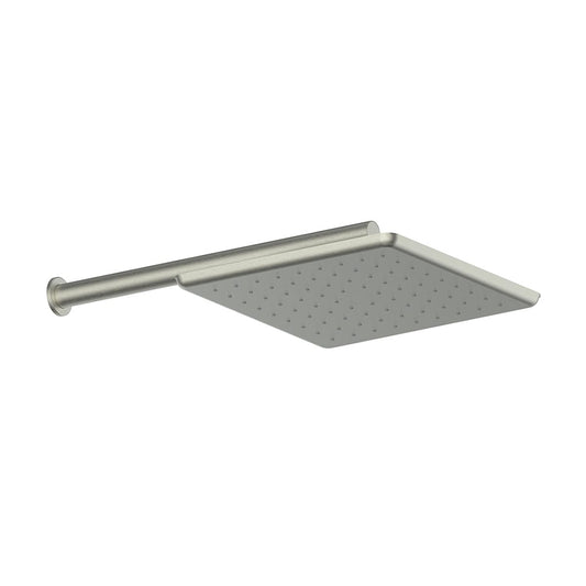 Greens Swept Wall Shower Brushed Nickel