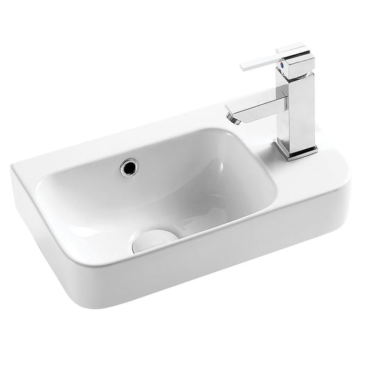 Seima Pacto 260 Ceramic Basin 1 Taphole On Right